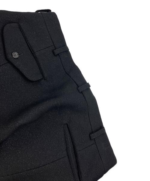 COMME des GARCONS HOMME PLUS（コムデギャルソンオムプリュス）COMME des GARCONS HOMME PLUS (コムデギャルソンオムプリュス) ラメデザインパンツ ブラック サイズ:Mの古着・服飾アイテム