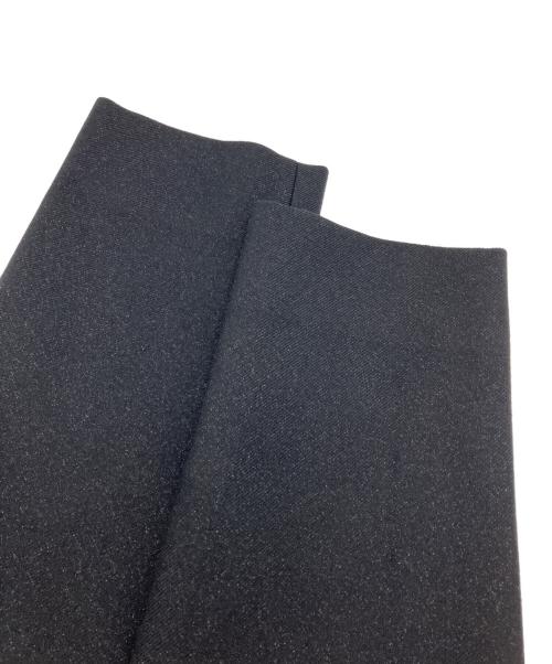 COMME des GARCONS HOMME PLUS（コムデギャルソンオムプリュス）COMME des GARCONS HOMME PLUS (コムデギャルソンオムプリュス) ラメデザインパンツ ブラック サイズ:Mの古着・服飾アイテム