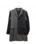 BLACK COMME des GARCONS（ブラックコムデギャルソン）の古着「ドッキングレイヤードジャケット」｜グレー