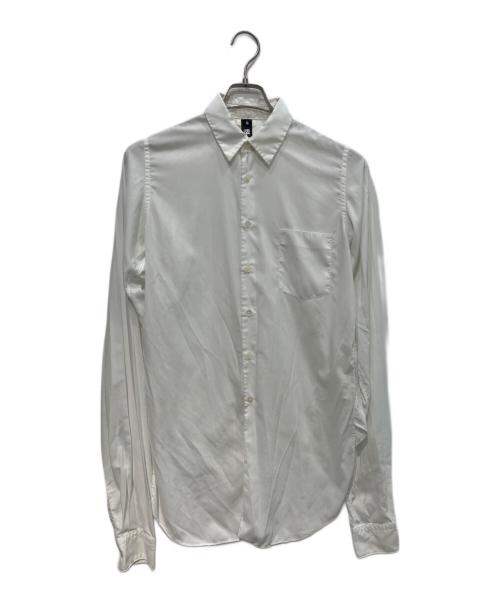 BLACK COMME des GARCONS（ブラックコムデギャルソン）BLACK COMME des GARCONS (ブラックコムデギャルソン) ロングシャツ　21AW　 AD2021 ホワイト サイズ:Sの古着・服飾アイテム