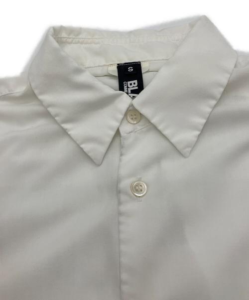 BLACK COMME des GARCONS（ブラックコムデギャルソン）BLACK COMME des GARCONS (ブラックコムデギャルソン) ロングシャツ　21AW　 AD2021 ホワイト サイズ:Sの古着・服飾アイテム