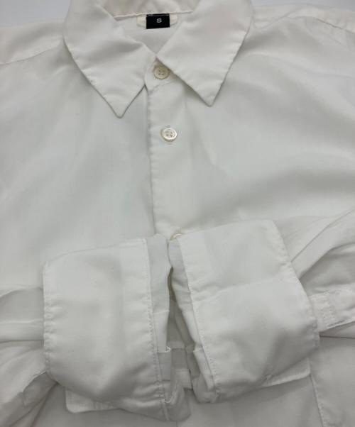 BLACK COMME des GARCONS（ブラックコムデギャルソン）BLACK COMME des GARCONS (ブラックコムデギャルソン) ロングシャツ　21AW　 AD2021 ホワイト サイズ:Sの古着・服飾アイテム