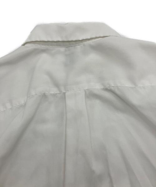BLACK COMME des GARCONS（ブラックコムデギャルソン）BLACK COMME des GARCONS (ブラックコムデギャルソン) ロングシャツ　21AW　 AD2021 ホワイト サイズ:Sの古着・服飾アイテム