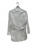 COMME des GARCONS HOMME PLUSコムデギャルソンオムプリュス）の古着「16SS ブロークンテーラリング期 バックボタンロングスリーブシャツ」｜ホワイト