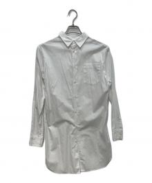 COMME des GARCONS HOMME PLUS（コムデギャルソンオムプリュス）の古着「16SS ブロークンテーラリング期 バックボタンロングスリーブシャツ」｜ホワイト