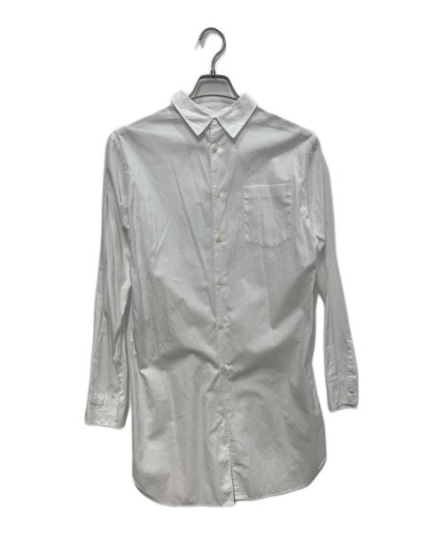 COMME des GARCONS HOMME PLUS（コムデギャルソンオムプリュス）COMME des GARCONS HOMME PLUS (コムデギャルソンオムプリュス) 16SS ブロークンテーラリング期 バックボタンロングスリーブシャツ ホワイト サイズ:XSの古着・服飾アイテム