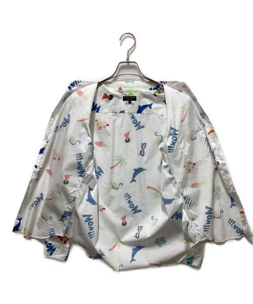 COMME des GARCONS HOMME PLUS（コムデギャルソンオムプリュス）COMME des GARCONS HOMME PLUS (コムデギャルソンオムプリュス) 総柄シャツ ホワイト サイズ:XSの古着・服飾アイテム