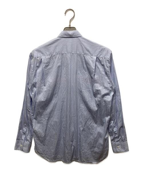 COMME des GARCONS SHIRT（コムデギャルソンシャツ）COMME des GARCONS SHIRT (コムデギャルソンシャツ) ストライプシャツ ブルー サイズ:Ｓの古着・服飾アイテム