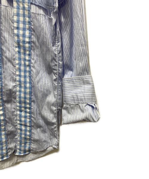 COMME des GARCONS SHIRT（コムデギャルソンシャツ）COMME des GARCONS SHIRT (コムデギャルソンシャツ) ストライプシャツ ブルー サイズ:Ｓの古着・服飾アイテム
