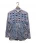 COMME des GARCONS SHIRT（コムデギャルソンシャツ）の古着「ストライプシャツ」｜ブルー
