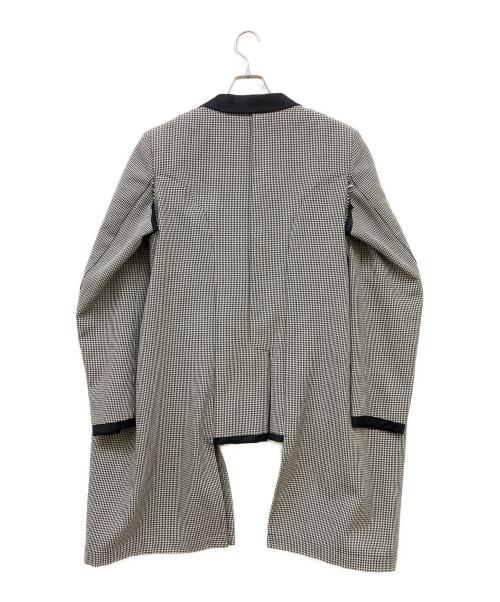 COMME des GARCONS HOMME PLUS（コムデギャルソンオムプリュス）COMME des GARCONS HOMME PLUS (コムデギャルソンオムプリュス) ドッキングインサイドアウトジャケット グレー サイズ:Sの古着・服飾アイテム