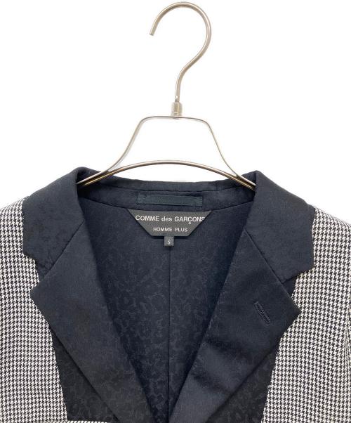 COMME des GARCONS HOMME PLUS（コムデギャルソンオムプリュス）COMME des GARCONS HOMME PLUS (コムデギャルソンオムプリュス) ドッキングインサイドアウトジャケット グレー サイズ:Sの古着・服飾アイテム