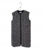 MADISON BLUEマディソンブルー）の古着「ツイードジレ」｜ブラック