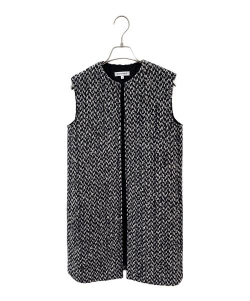 MADISON BLUE（マディソンブルー）MADISON BLUE (マディソンブルー) ツイードジレ ブラック サイズ:00の古着・服飾アイテム