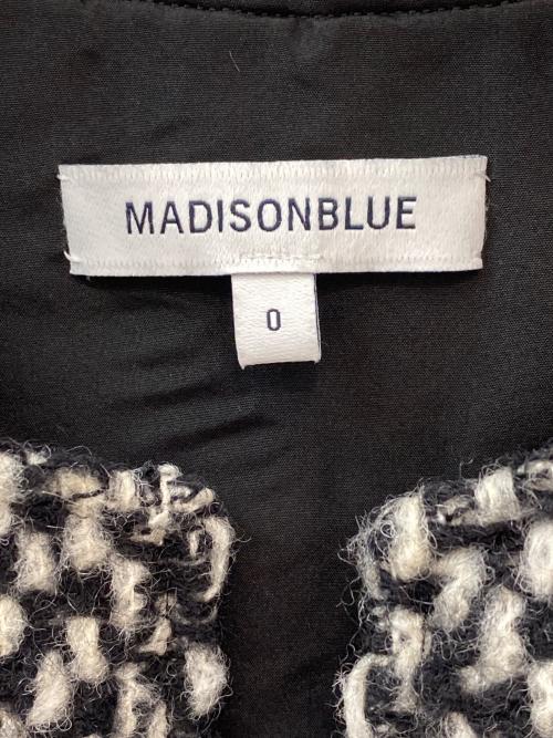 MADISON BLUE（マディソンブルー）MADISON BLUE (マディソンブルー) ツイードジレ ブラック サイズ:00の古着・服飾アイテム