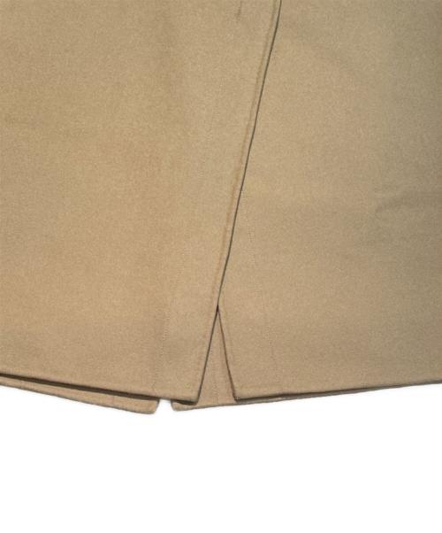 BLAMINK（ブラミンク）BLAMINK (ブラミンク) ウールラップスカート カーキ サイズ:36の古着・服飾アイテム