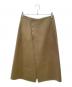 BLAMINK（ブラミンク）の古着「ウールラップスカート」｜カーキ