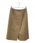BLAMINK (ブラミンク) ウールラップスカート カーキ サイズ:36：18000円