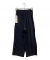 SOEJU (ソージュ) サイドタックワイドパンツ ネイビー サイズ:S 未使用品：8000円