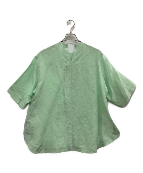 CHAOS（カオス）CHAOS (カオス) コットンリネンプルオーバーブラウス ライトグリーン サイズ:FREEの古着・服飾アイテム