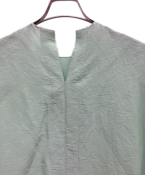 CHAOS（カオス）CHAOS (カオス) コットンリネンプルオーバーブラウス ライトグリーン サイズ:FREEの古着・服飾アイテム