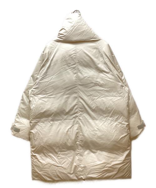 PLAIN PEOPLE（プレインピープル）PLAIN PEOPLE (プレインピープル) マフラー付きダウンコート アイボリー サイズ:2の古着・服飾アイテム