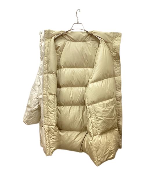 PLAIN PEOPLE（プレインピープル）PLAIN PEOPLE (プレインピープル) マフラー付きダウンコート アイボリー サイズ:2の古着・服飾アイテム
