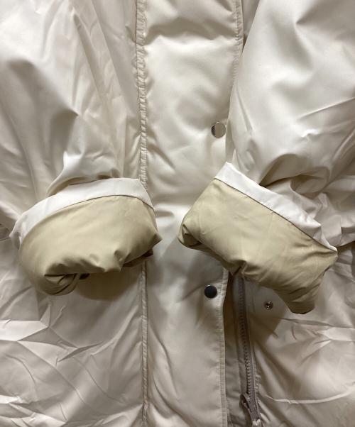 PLAIN PEOPLE（プレインピープル）PLAIN PEOPLE (プレインピープル) マフラー付きダウンコート アイボリー サイズ:2の古着・服飾アイテム