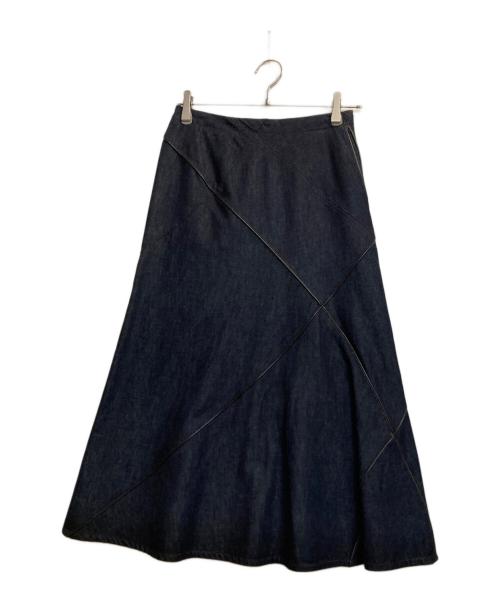 JAPAN DENIM（ジャパンデニム）JAPAN DENIM (ジャパンデニム) PIPING MERMAID SKIRT インディゴ サイズ:1の古着・服飾アイテム