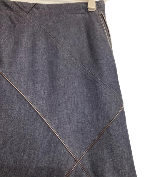 JAPAN DENIM（ジャパンデニム）JAPAN DENIM (ジャパンデニム) PIPING MERMAID SKIRT インディゴ サイズ:1の古着・服飾アイテム