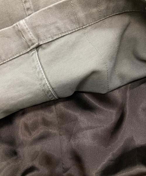 yves salomon（イヴサロモン）YVES SALOMON (イヴサロモン) ファーライナー付ミリタリージャケット グレー サイズ:36の古着・服飾アイテム