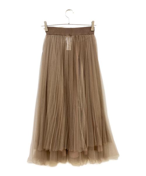 Fabiana Filippi（ファビアナフィリッピ）Fabiana Filippi (ファビアナフィリッピ) チュールスカート ブラウン サイズ:XSの古着・服飾アイテム