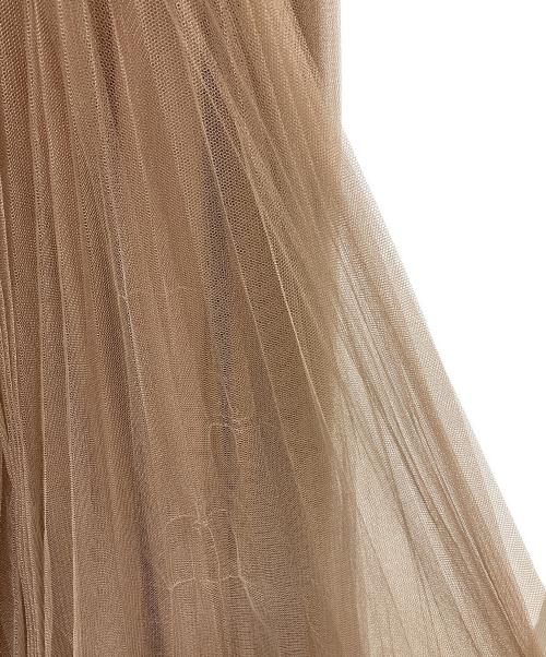 Fabiana Filippi（ファビアナフィリッピ）Fabiana Filippi (ファビアナフィリッピ) チュールスカート ブラウン サイズ:XSの古着・服飾アイテム