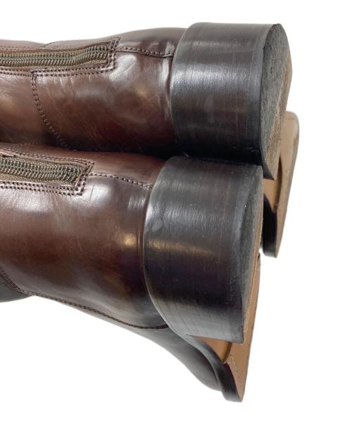 SARTORE（サルトル）SARTORE (サルトル) ジョッキーブーツ　レザーブーツ　ロングブーツ ダークブラウン サイズ:37の古着・服飾アイテム