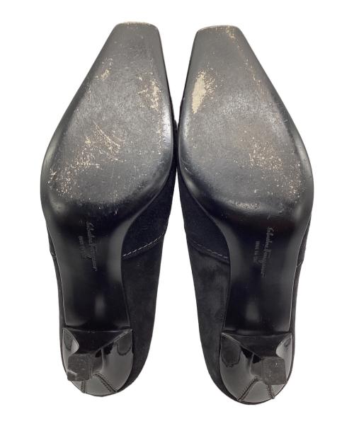 Salvatore Ferragamo（サルヴァトーレ フェラガモ）Salvatore Ferragamo (サルヴァトーレ フェラガモ) LOUISIANA パンプス ブラック サイズ:6.5の古着・服飾アイテム