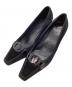 Salvatore Ferragamo（サルヴァトーレ フェラガモ）の古着「LOUISIANA パンプス」｜ブラック