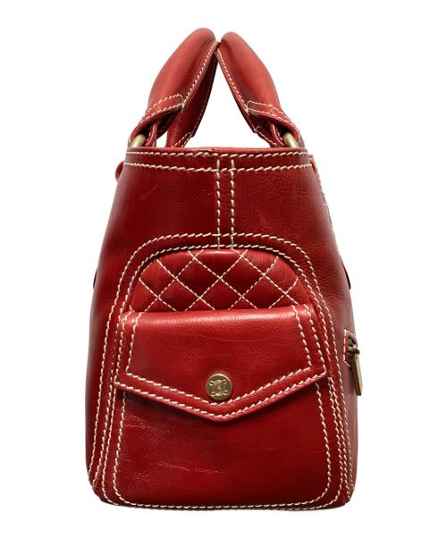 CELINE（セリーヌ）CELINE (セリーヌ) ハンドバッグ レッドの古着・服飾アイテム