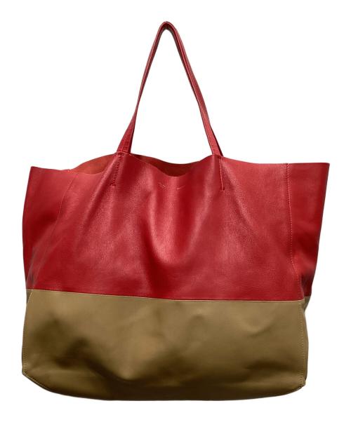 CELINE（セリーヌ）CELINE (セリーヌ) トートバッグ レッドの古着・服飾アイテム