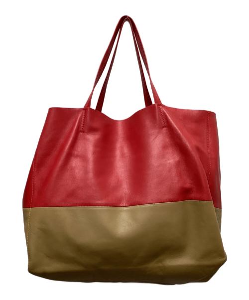 CELINE（セリーヌ）CELINE (セリーヌ) トートバッグ レッドの古着・服飾アイテム
