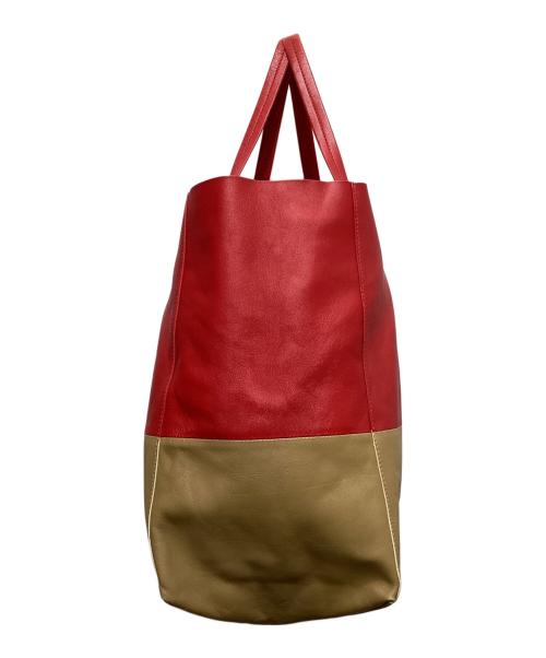 CELINE（セリーヌ）CELINE (セリーヌ) トートバッグ レッドの古着・服飾アイテム