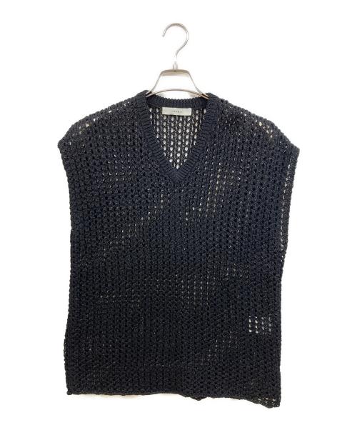 jieda（ジエダ）jieda (ジエダ) ニットベスト ブラック サイズ:SIZE 1の古着・服飾アイテム