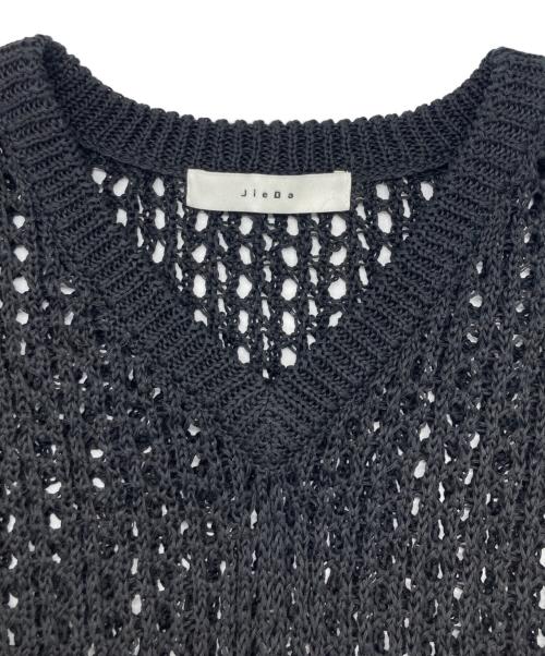 jieda（ジエダ）jieda (ジエダ) ニットベスト ブラック サイズ:SIZE 1の古着・服飾アイテム