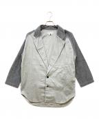 GANRYUガンリュウ）の古着「クレイジーパターンシャツジャケット」｜グレー