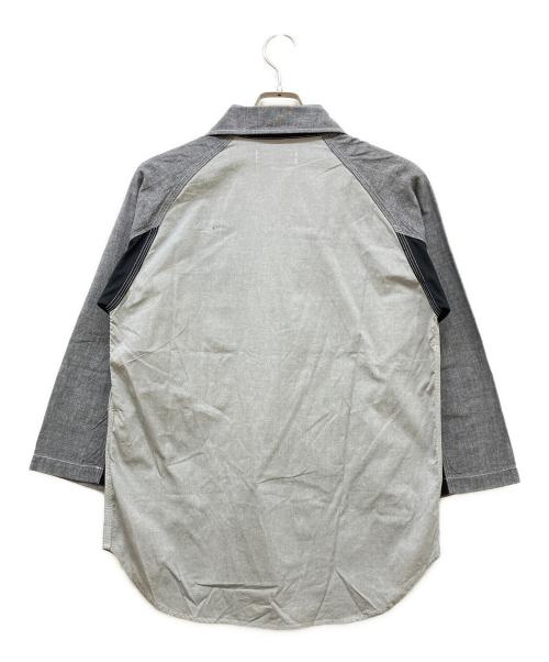 GANRYU（ガンリュウ）GANRYU (ガンリュウ) クレイジーパターンシャツジャケット グレー サイズ:Sの古着・服飾アイテム