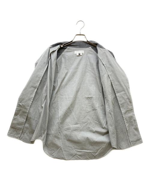 GANRYU（ガンリュウ）GANRYU (ガンリュウ) クレイジーパターンシャツジャケット グレー サイズ:Sの古着・服飾アイテム
