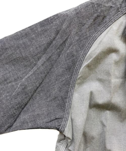 GANRYU（ガンリュウ）GANRYU (ガンリュウ) クレイジーパターンシャツジャケット グレー サイズ:Sの古着・服飾アイテム