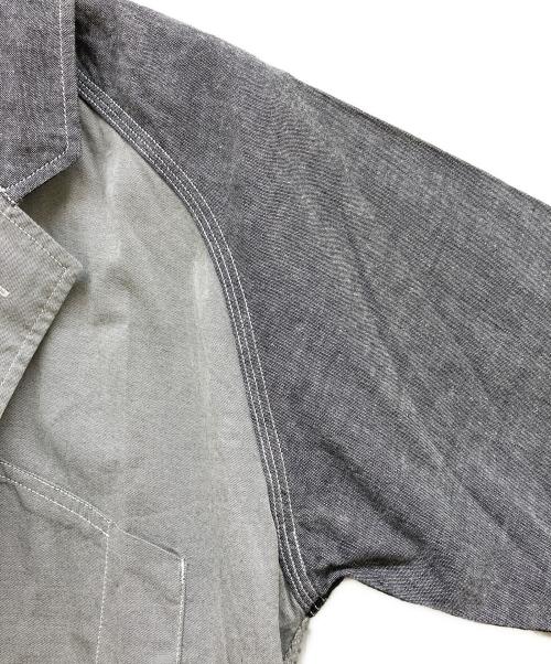 GANRYU（ガンリュウ）GANRYU (ガンリュウ) クレイジーパターンシャツジャケット グレー サイズ:Sの古着・服飾アイテム