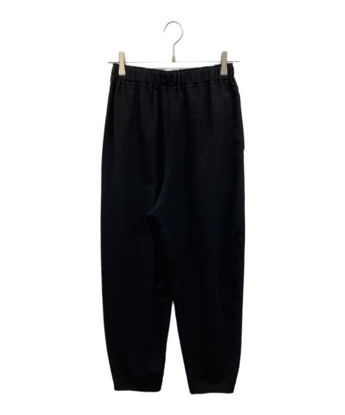 ENFOLD（エンフォルド）ENFOLD (エンフォルド) DRAPE TAPERED-TROUSERS　ドレープ テーパード トラウザーズ ブラック サイズ:38の古着・服飾アイテム