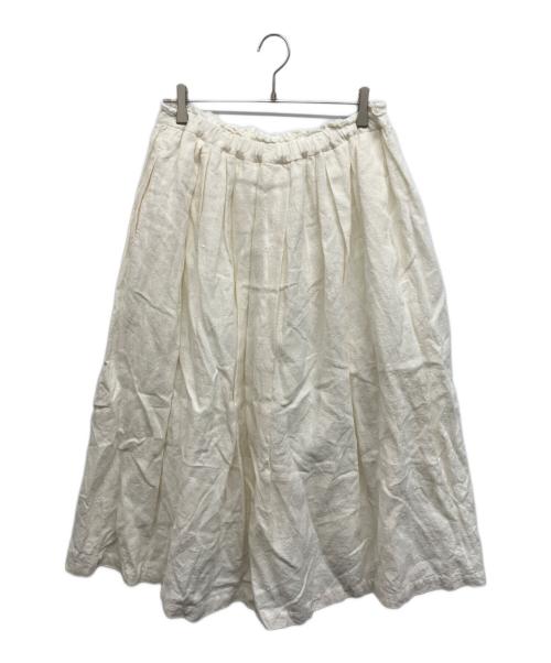 journal standard luxe（ジャーナルスタンダード ラックス）journal standard luxe (ジャーナルスタンダード ラックス) ベルギーリネンスカート アイボリー サイズ:Freeの古着・服飾アイテム