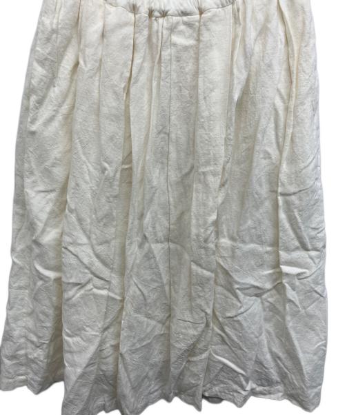 journal standard luxe（ジャーナルスタンダード ラックス）journal standard luxe (ジャーナルスタンダード ラックス) ベルギーリネンスカート アイボリー サイズ:Freeの古着・服飾アイテム